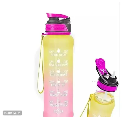 Stylish Silicone 1 Liter Sipper Bottle for Gym And Home