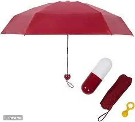 Capsule Shape Umbrella For Man and Woman Mini Capsule Folding Compact Pocket Umbrella Best gift for your loved-thumb0