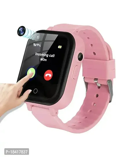 Silicon Pink Smart Watch For Ladies