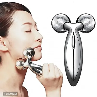 Shape Massager Lifting Wrinkle Remover Facial Massage Relaxation(SILVER)-thumb0
