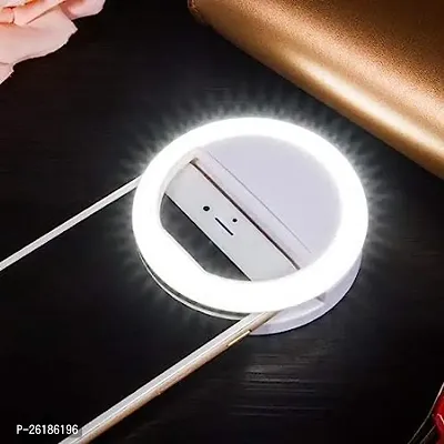 LED Ring Light for Camera, and Video Shooting, Makeup with 7 Feet Long Foldable PACK OF 1