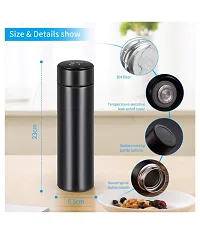 Stainless Steel Temperature Water Bottle with LED Pack Of 1-thumb2