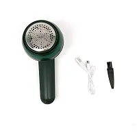 lothes Electric Lint Remover Fluff Hair Ball Shaver Trimmer (Green + 2 Blades)pack of 1-thumb1