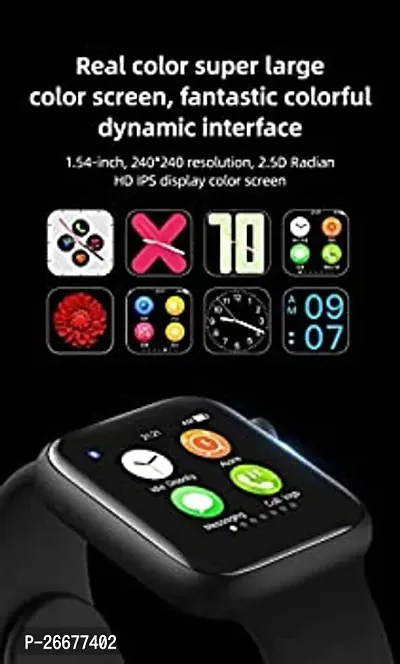 T500 ,SMART WATCH 2024 latest version /Full Touch Screen Bluetooth Smartwatch with Body Temperature, Heart Rate  Oxygen Monitor Compatible with All 3G/4G/5G Android  iOS-thumb2