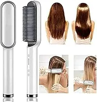 Hair Straightening 5 Temp Settings  Anti-Scald Perfect for Home ( PACK OF 1 )-thumb1
