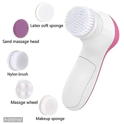 Pink And White 5 In 1 Beauty Care Massager ( pack of 1 )-thumb3