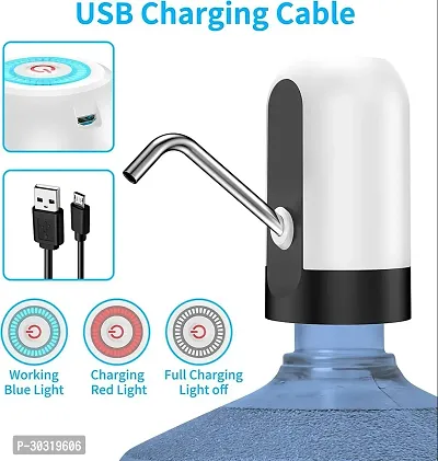 Water Bottle Dispenser 5 Gallon USB Charging Automatic Drinking(PACK OF 1)-thumb0