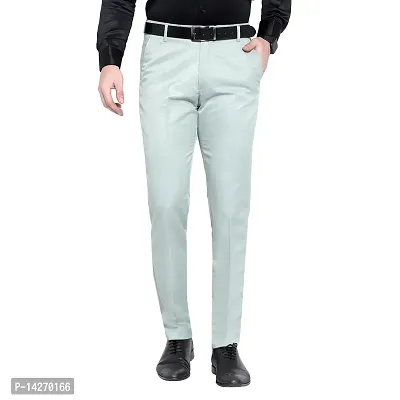 Mens Formal Regular Fit Cotton Blend Trouser-thumb0