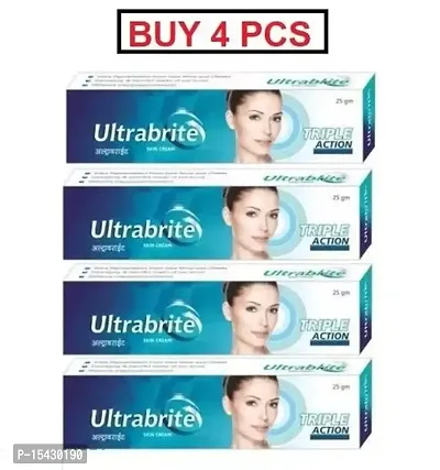 Ultra Bright Night Cream Triple Action 25 gm Pack of 4 Face Cream