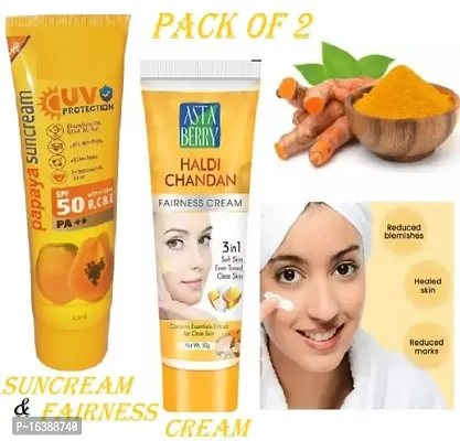 Professi  Asta Berry Haldi Chandan Fairness Cream (pack of 2)-thumb0