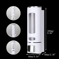 Useful ABS Plastic Wall Mounted Cylindrical Soap Dispenser-thumb2