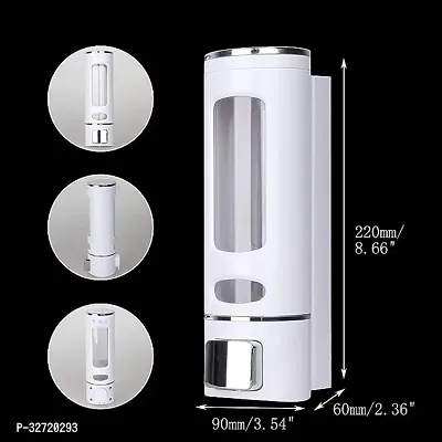 Useful ABS Plastic Wall Mounted Cylindrical Soap Dispenser-thumb3