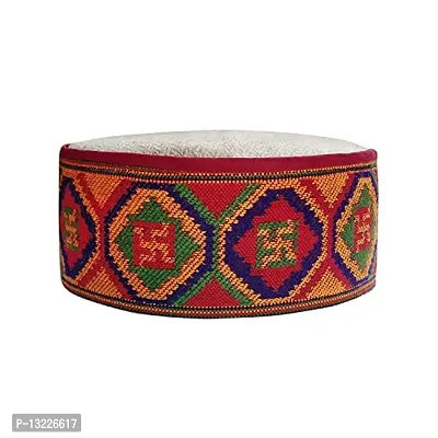 ARUNA KULLU HANDLOOM Unisex Wool Cap (72527221481_Multicolor_8)