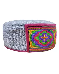 ARUNA KULLU HANDLOOM Unisex Wool Cap (72527221481_Multicolor_Free Size)-thumb1