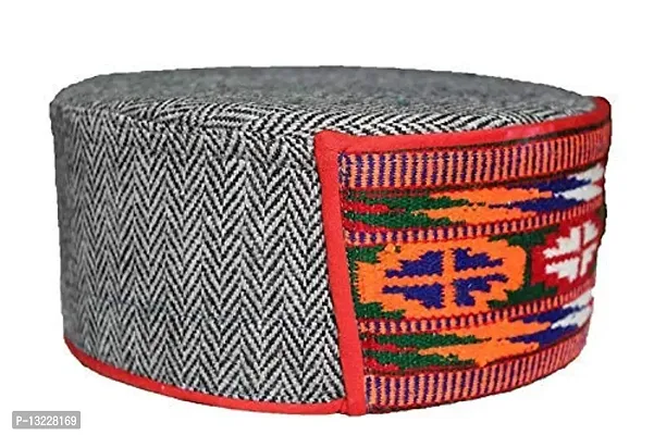 ARUNA Premium Himachali Woolen Cap Unisex (Pahari Cap, Multicolor) (6)-thumb4