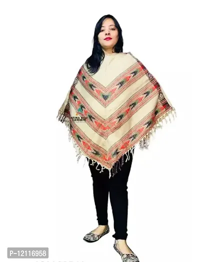 Stylish Women Woolen Poncho