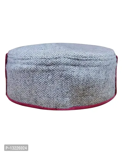 ARUNA KULLU HANDLOOM Unisex Wool Cap (72527221481_Multicolor_Free Size)-thumb3