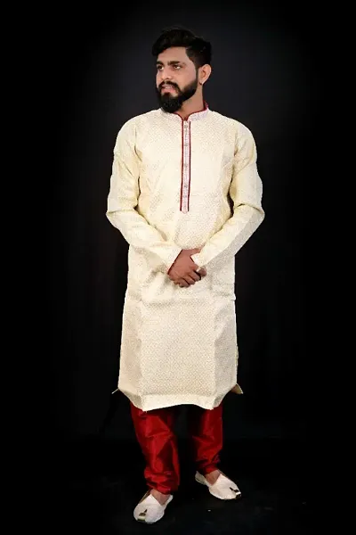 New Launched Silk Kurta Sets For Men 