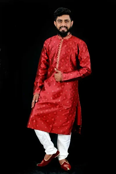 Trendy Blend Kurtas For Men