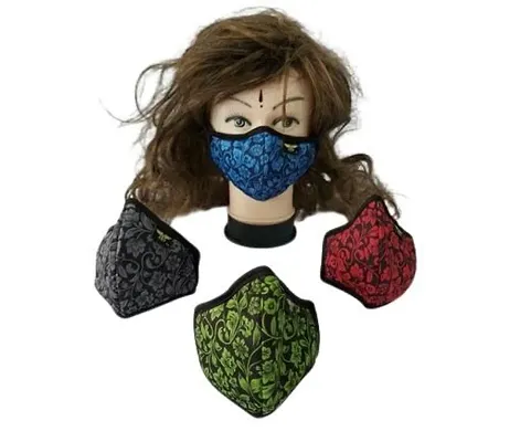 Safety Kit mask For COVID 19,5 layer face mask Pack of 4