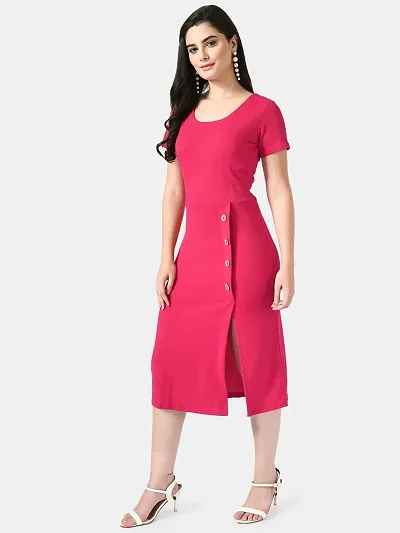 Trendy Solid Dress For Women