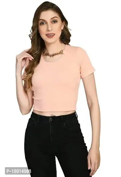SFOTY Women Casual Top|Neck Round Neck Top-thumb0