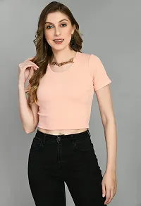 SFOTY Women Casual Top|Neck Round Neck Top-thumb1