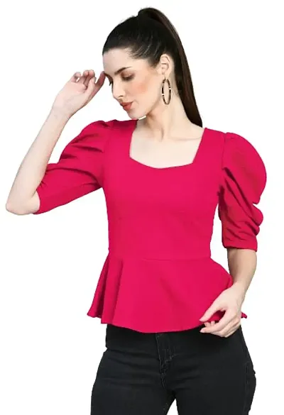 SFOTY Women Casual Fit and Flare Top