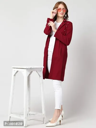 Women Longline Full Sleeve Shrug-thumb4