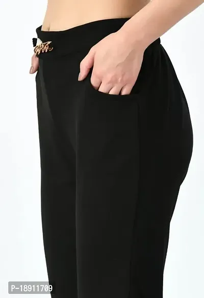 SFOTY Slim Fit Women Trousers-thumb3