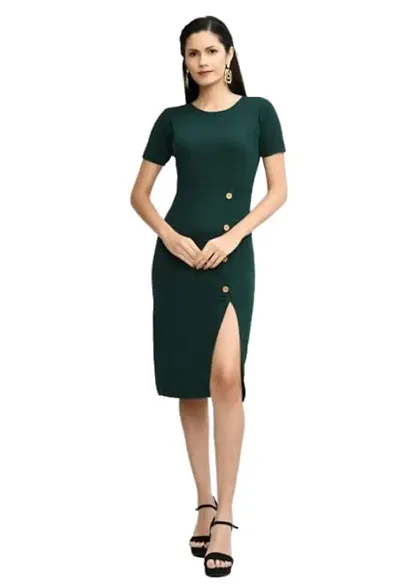 SFOTY Women's A-Line Knee-Length Dress