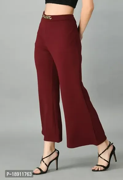 SFOTY Slim Fit Women Trousers-thumb3