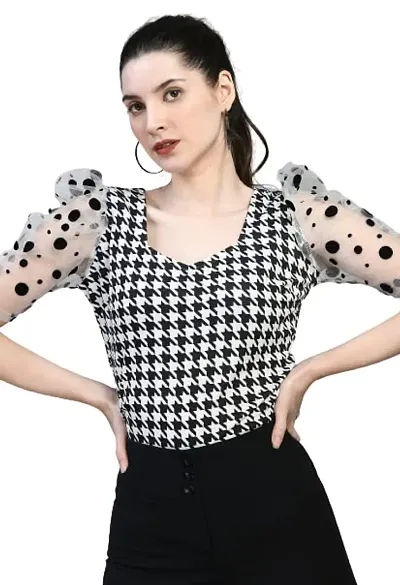 Women Casual Puff Sleeve Top