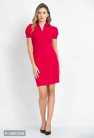 SFOTY Womens Cotton BlendBodycon Mini Dress