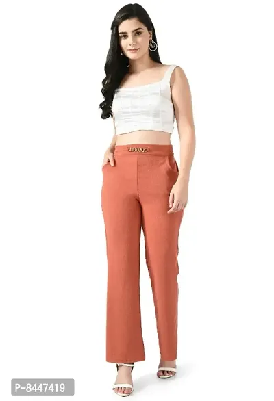 Stylish Casual Trouser For Women-thumb0