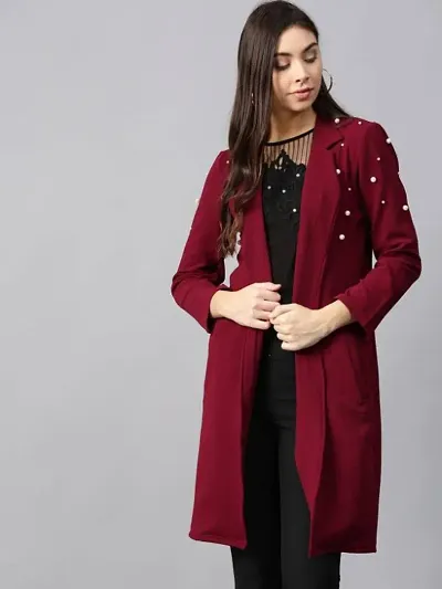 Beautiful And Solid Colors Long Shrugs For Women