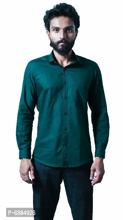 Men Cotton Full Sleeves Shirt-thumb0