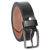 Al Khidmat Mens/Gents/Boys Genuine Original Leather Belt | Formal/Casual | Brown/Black/Tan Colour | 28 to 44 Sizes | 1 Year Warranty-thumb1