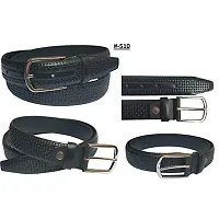 Al Khidmat Mens/Gents/Boys Genuine Original Leather Belt | Formal/Casual | Brown/Black/Tan Colour | 28 to 44 Sizes | 1 Year Warranty-thumb2