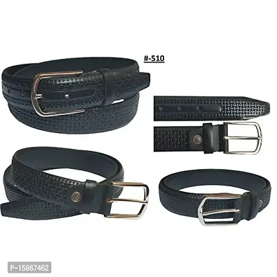 Al Khidmat Mens/Gents/Boys Genuine Original Leather Belt | Formal/Casual | Brown/Black/Tan Colour | 28 to 44 Sizes | 1 Year Warranty-thumb3