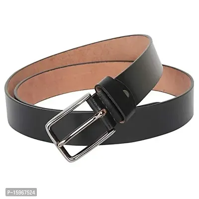 Al Khidmat Mens/Gents/Boys Genuine Original Leather Belt | Formal/Casual | Brown/Black/Tan Colour | 28 to 44 Sizes | 1 Year Warranty-thumb0