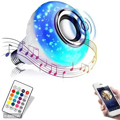 MUSIC LED BULB COLOR CHANGING 24 KEY REMOTE PACK OF 1-thumb0