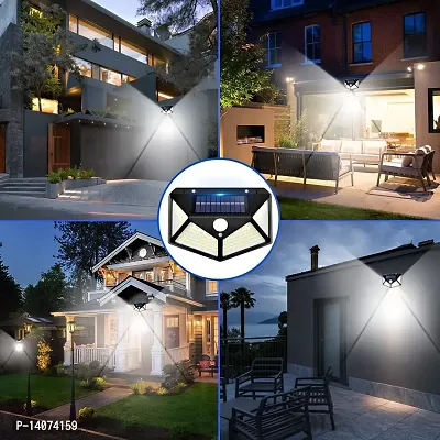 100 LED SOLAR Bright Outdoor Security Lights with Motion Sensor Solar Powered Wireless Waterproof Night Spotlight for Outdoor/Garden Wall, Solar Lights for Home-thumb3