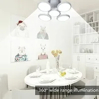 40 WATT LADOO Foldable Light, 75W Football LED Light Bulb, Super Bright Angle Adjustable Home,Ceiling Lights,Cool White Light Pendants Ceiling Lamp (FOOTBALL TYPE LED BULB)-thumb3