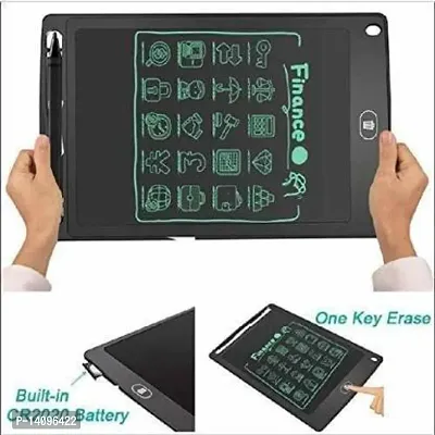8.5 IN LCD Writing Tablet for Kids, Study Tab, e-Slate, Notebook, Portable writting Learning Slate Erasable Electric Black  White Board with Pen (Multicolor)-thumb3