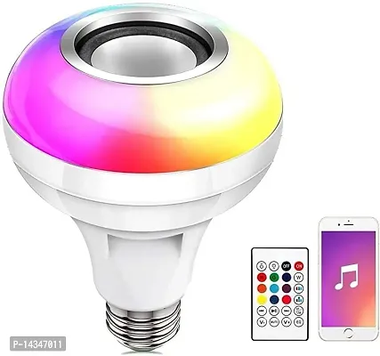 MUSIC BULB  with Built-in Wireless Bluetooth led bulb Speaker and Remote Control (RGB Light Bulbs | Dj Lights Color Changing Speaker Smart Bulbs for Home Bedroom Party Decoration)