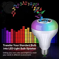 MUSIC BULB  with Built-in Wireless Bluetooth led bulb Speaker and Remote Control (RGB Light Bulbs | Dj Lights Color Changing Speaker Smart Bulbs for Home Bedroom Party Decoration)-thumb3