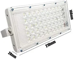 2  WHITE BRIC  LED Flood Light | Super Strong Body and Handle | High Lumens Energy Efficient Brick Led Light(Pack of 2)-thumb2