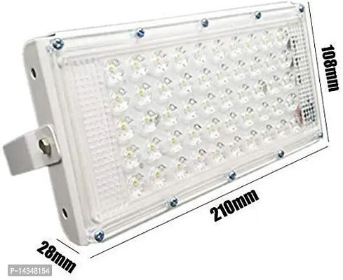 2  WHITE BRIC  LED Flood Light | Super Strong Body and Handle | High Lumens Energy Efficient Brick Led Light(Pack of 2)-thumb3