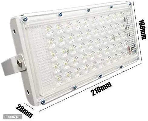 2  BRIC COMBO  50Watts White Brick LED Flood Light | Super Strong Body and Handle | High Lumens Energy Efficient Brick Led Light(Pack of 2)-thumb3